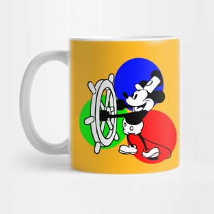 Tri Color Willie Mug